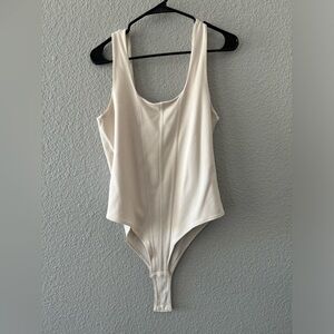 A New Day Cream Bodysuit Top